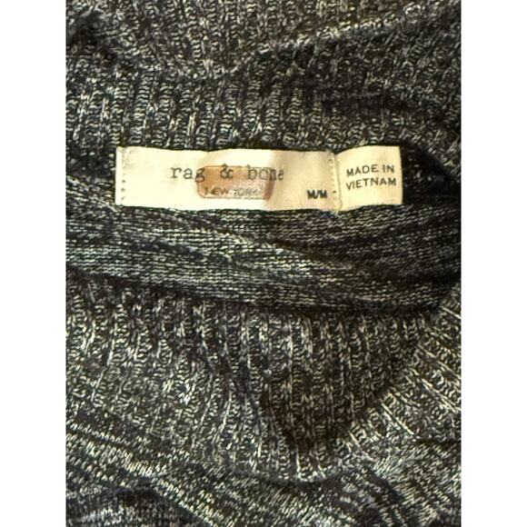 Rag & Bone Striped Bowery Turtleneck Dress M - Picture 11 of 12